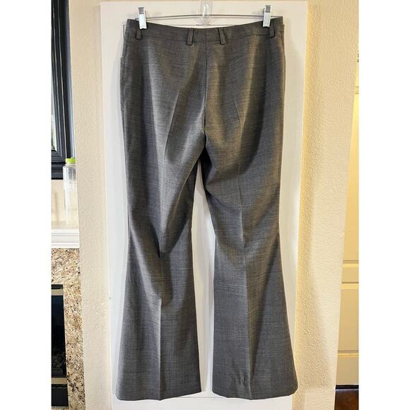 Akris Punto Bootcut Women’s Wool Pant Trousers Gray Size 8 Classic Officewear - Picture 3 of 5